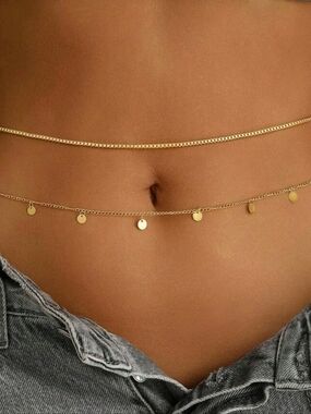 NWT, Gold Layered Waist Chain